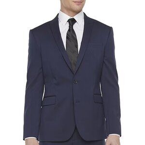 Men's JF J Ferrar Stretch Fabric Slim Fit Suit Jacket - New Navy - 46 Reg - NWT